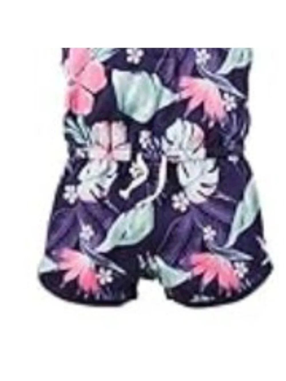 Carter's Sleeveless Floral Romper - Baby Girl newborn Tropical